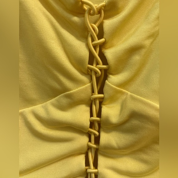 I Am Gia yellow top - Picture 3 of 3